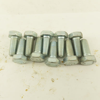 M12X1.75 Metric Hex Head Bolt Full Thread 30mm Long Grade 8.8 Zinc Lot Of 10