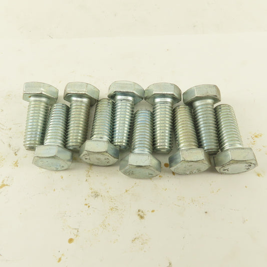 M12X1.75 Metric Hex Head Bolt Full Thread 30mm Long Grade 8.8 Zinc Lot Of 10
