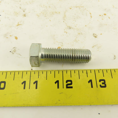 M12X1.75 Metric Hex Head Bolt Full Thread 40mm Long Grade 8.8 Zinc Lot Of 10