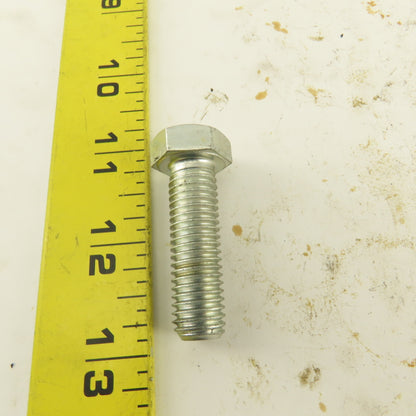M12X1.75 Metric Hex Head Bolt Full Thread 40mm Long Grade 8.8 Zinc Lot Of 10
