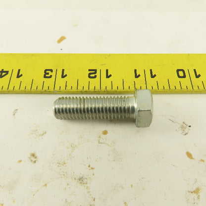 M12X1.75 Metric Hex Head Bolt Full Thread 40mm Long Grade 8.8 Zinc Lot Of 10