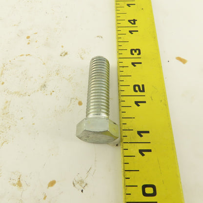 M12X1.75 Metric Hex Head Bolt Full Thread 40mm Long Grade 8.8 Zinc Lot Of 10