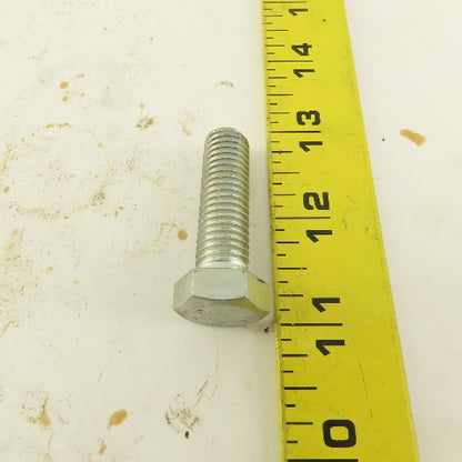 M12X1.75 Metric Hex Head Bolt Full Thread 40mm Long Grade 8.8 Zinc Lot Of 10