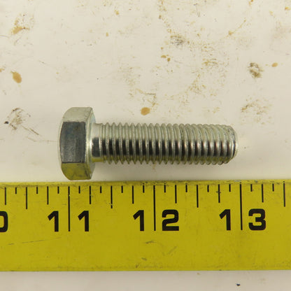 M12X1.75 Metric Hex Head Bolt Full Thread 40mm Long Grade 8.8 Zinc Lot Of 10