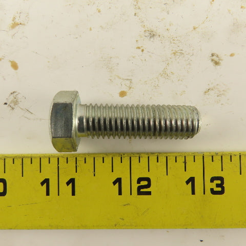 M12X1.75 Metric Hex Head Bolt Full Thread 40mm Long Grade 8.8 Zinc Lot Of 10