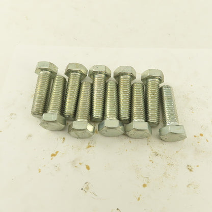 M12X1.75 Metric Hex Head Bolt Full Thread 40mm Long Grade 8.8 Zinc Lot Of 10