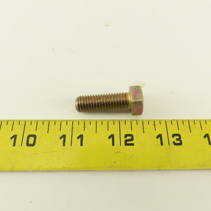 M10X1.50 Metric Hex Head Bolt Full Thread 30mm Long Grade 10.9 Zinc Lot Of 9