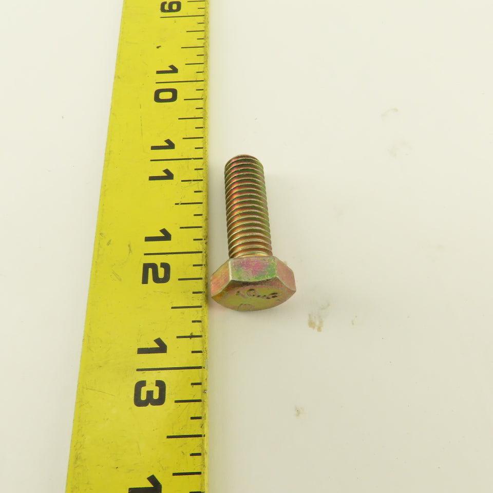 M10X1.50 Metric Hex Head Bolt Full Thread 30mm Long Grade 10.9 Zinc Lot Of 9