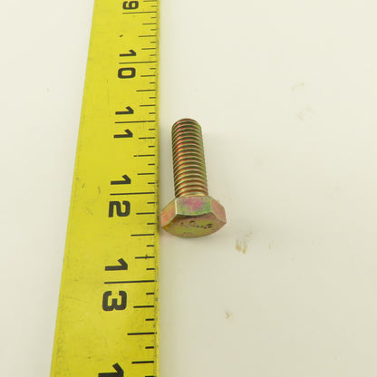 M10X1.50 Metric Hex Head Bolt Full Thread 30mm Long Grade 10.9 Zinc Lot Of 9