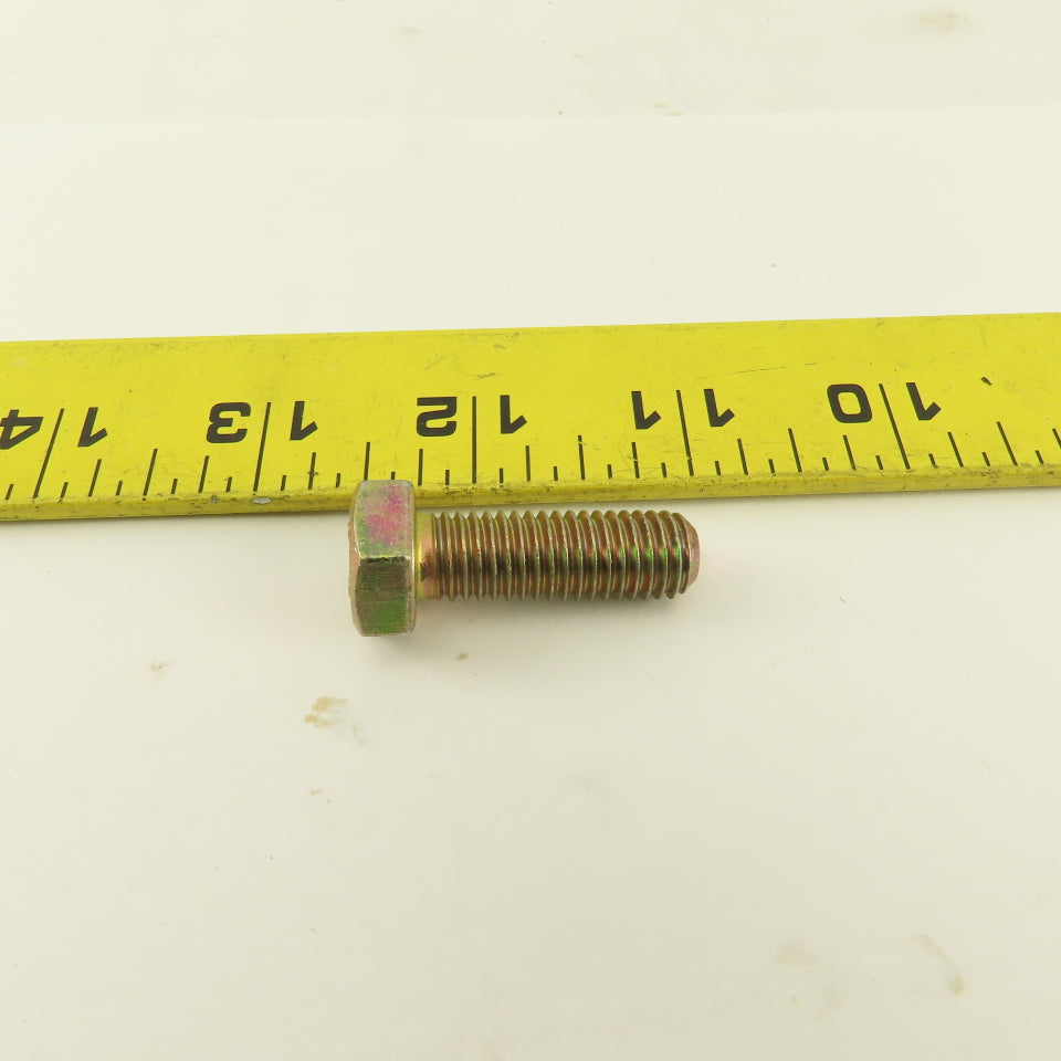 M10X1.50 Metric Hex Head Bolt Full Thread 30mm Long Grade 10.9 Zinc Lot Of 9