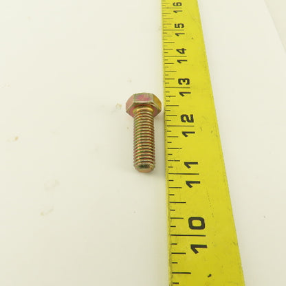 M10X1.50 Metric Hex Head Bolt Full Thread 30mm Long Grade 10.9 Zinc Lot Of 9