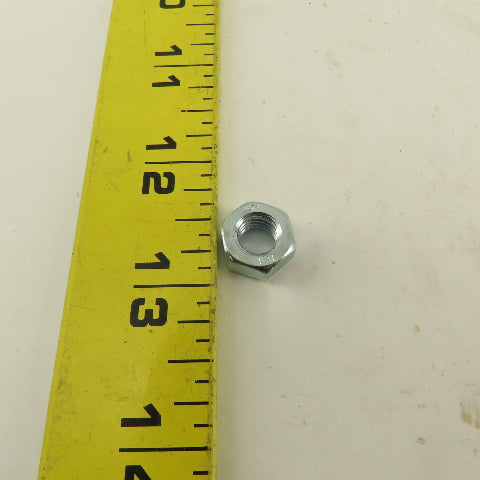 M8-1.25 DIN 934 Zinc Steel Hex Nut Class 8 Lot Of 100