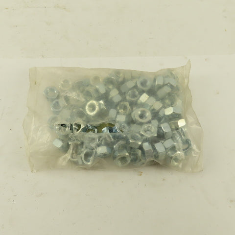 M8-1.25 DIN 934 Zinc Steel Hex Nut Class 8 Lot Of 100