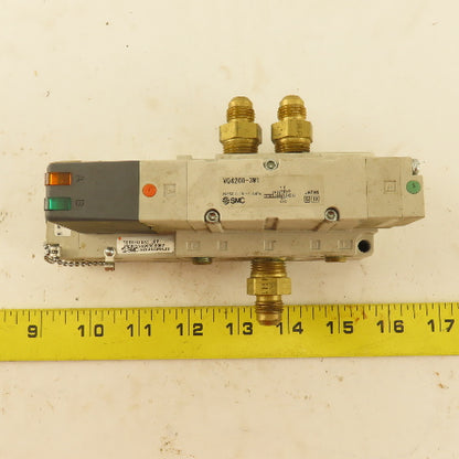 SMC VQ4200-3W1 2 Position Solenoid Directional Air Valve 110V Coil