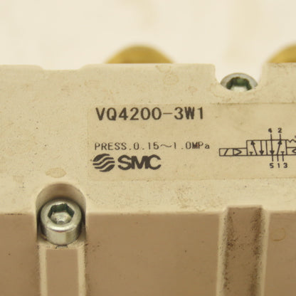 SMC VQ4200-3W1 2 Position Solenoid Directional Air Valve 110V Coil