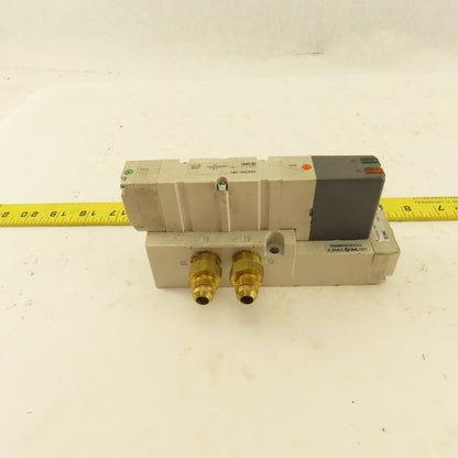 SMC VQ4200-3W1 2 Position Solenoid Directional Air Valve 110V Coil