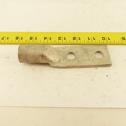 Hubbell VHCS 4/0 500 Wire Terminal Tin Coated Copper Lug 1-1/2" Bolt Pad Width