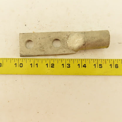 Hubbell VHCS 4/0 500 Wire Terminal Tin Coated Copper Lug 1-1/2" Bolt Pad Width