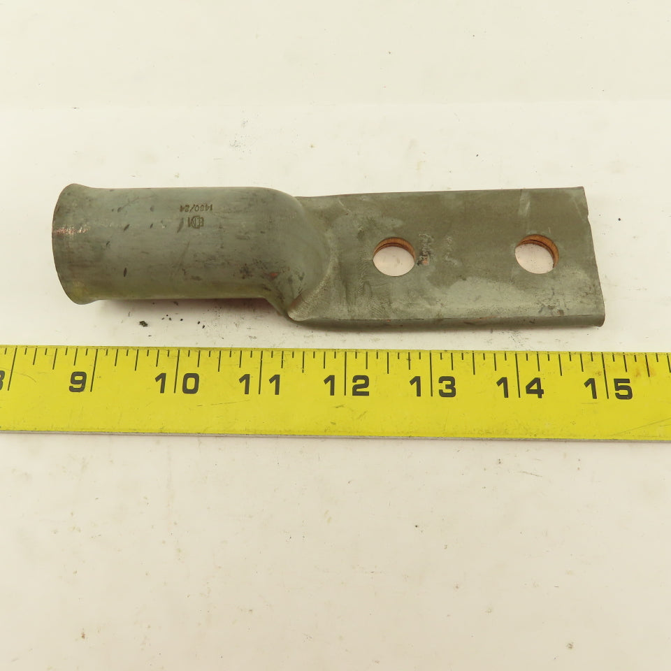1480/24 600 MCM Tin Coated Copper 2 Bolt Terminal Lug