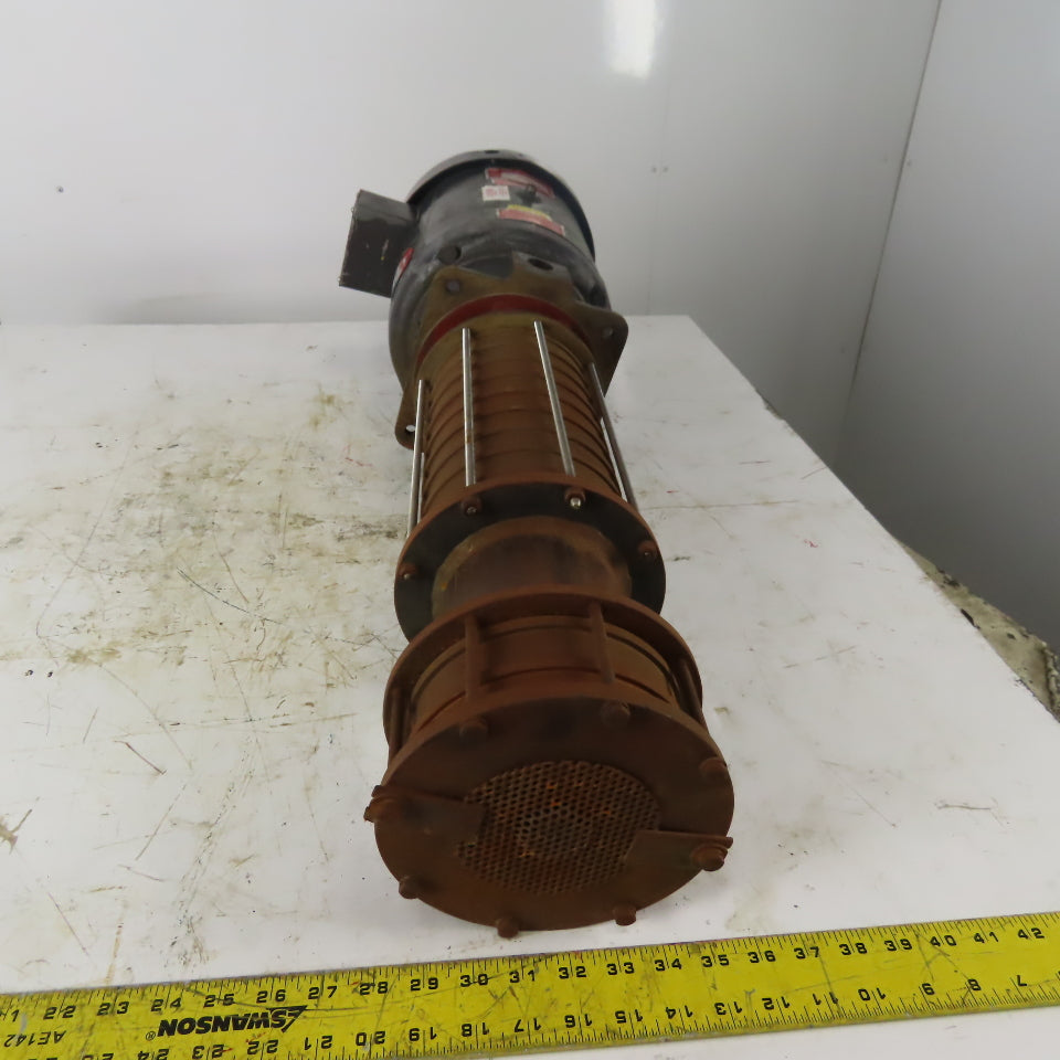 Gusher Pump SMSC4-11-1000FJ-4 Vertical Multi Stage Centrifugal Pump 10Hp 3450RPM
