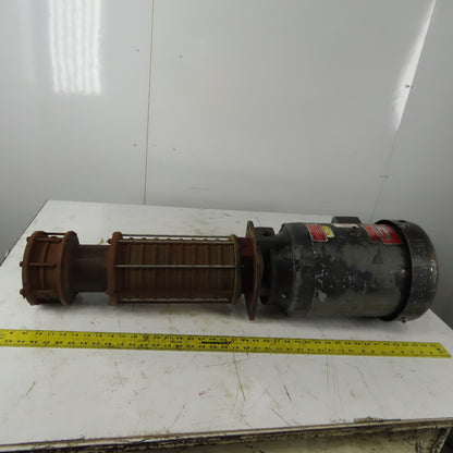 Gusher Pump SMSC4-11-1000FJ-4 Vertical Multi Stage Centrifugal Pump 10Hp 3450RPM