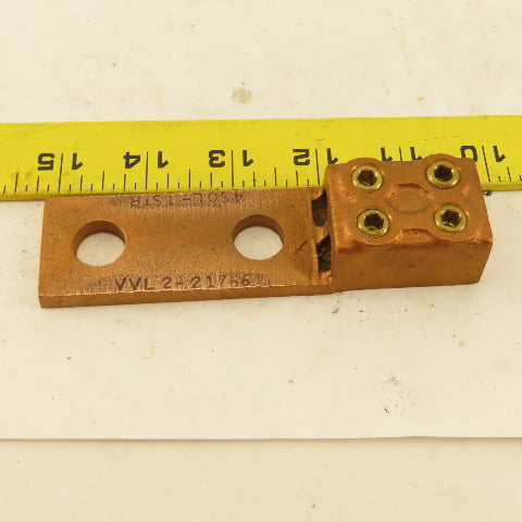 Penn Union VVL2-21766 4 AWG Bronze 2 Hole 2 Wire Mechanical Lug