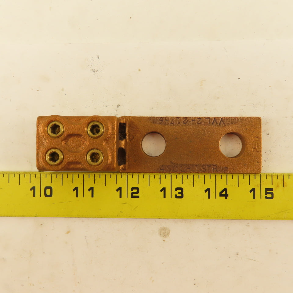Penn Union VVL2-21766 4 AWG Bronze 2 Hole 2 Wire Mechanical Lug