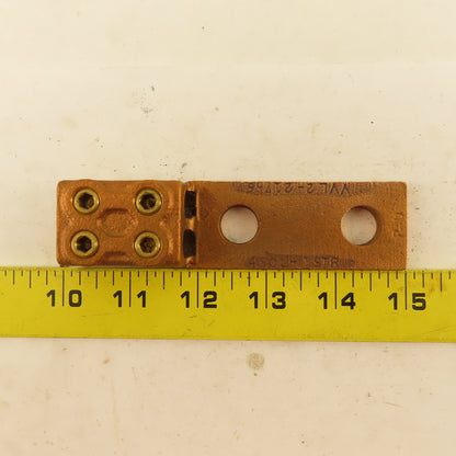 Penn Union VVL2-21766 4 AWG Bronze 2 Hole 2 Wire Mechanical Lug