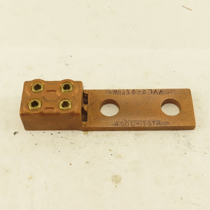 Penn Union VVL2-21766 4 AWG Bronze 2 Hole 2 Wire Mechanical Lug