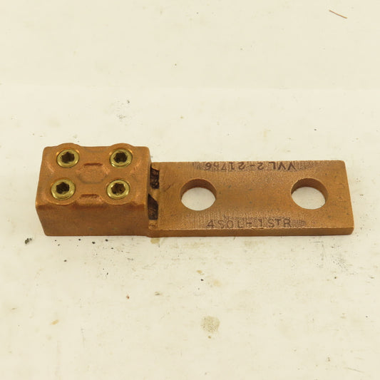 Penn Union VVL2-21766 4 AWG Bronze 2 Hole 2 Wire Mechanical Lug