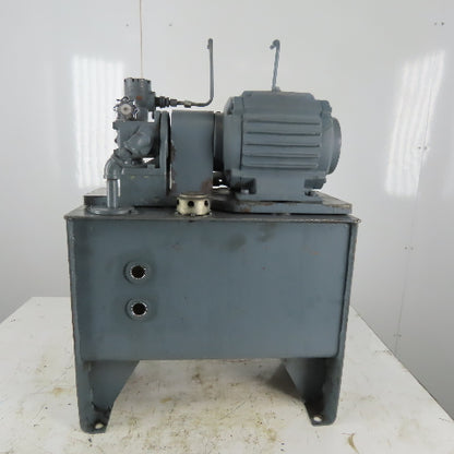 Vickers 14gal Hydraulic Power Unit W/Reliance 3/4hp Electric Motor 230/460V 3Ph