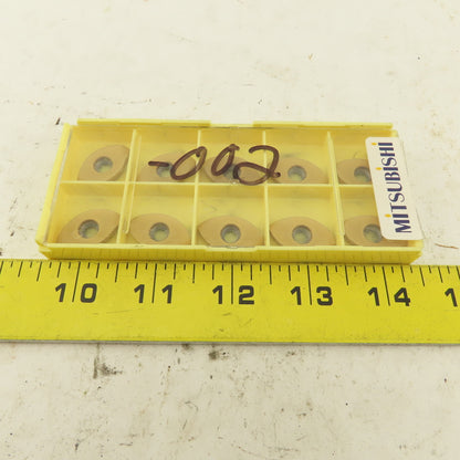 Mitsubishi UPE162C Turning Carbide Indexing Cutter Insert UP20M Lot Of 10