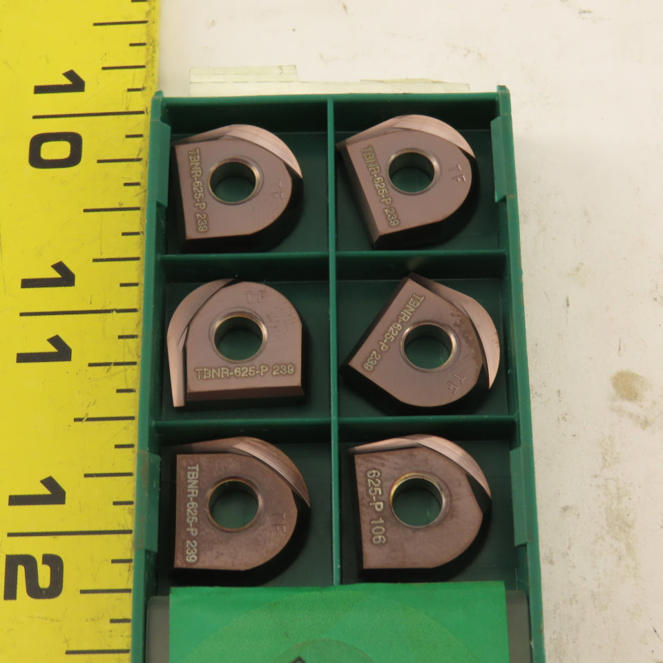 Tool-Flo TBNR625PZS26D Carbide Turning Indexing Insert Lot Of 6