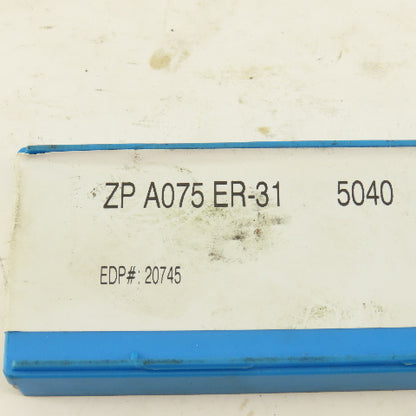 Valenite ZP A075 ER-31 Carbide Indexing Insert 20745 Lot Of 6