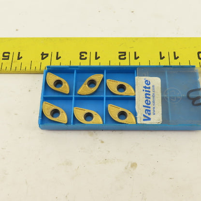 Valenite ZP A075 ER-31 Carbide Indexing Insert 20745 Lot Of 6
