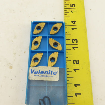 Valenite ZP A075 ER-31 Carbide Indexing Insert 20745 Lot Of 6