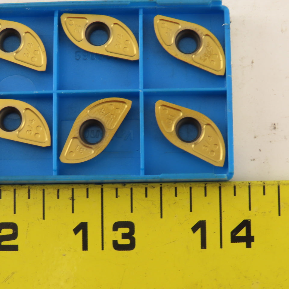 Valenite ZP A075 ER-31 Carbide Indexing Insert 20745 Lot Of 6