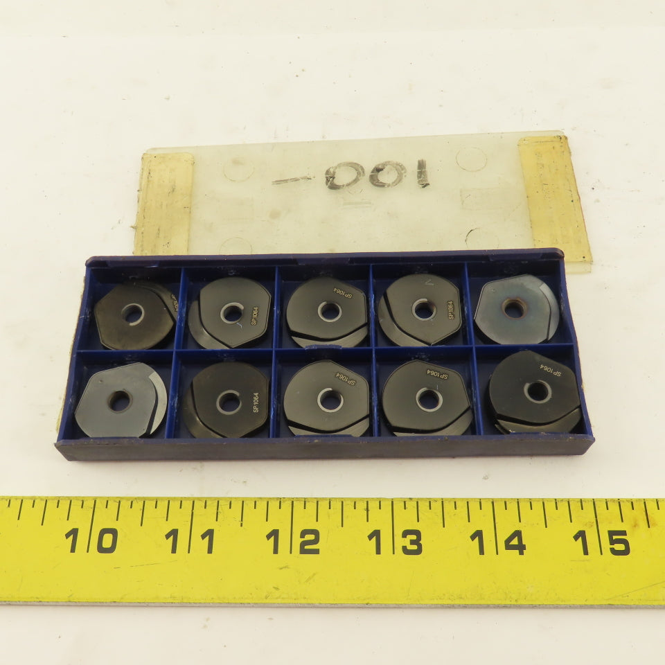 Stellram RG1.00S Carbide Insert SP1064 Lot Of 11