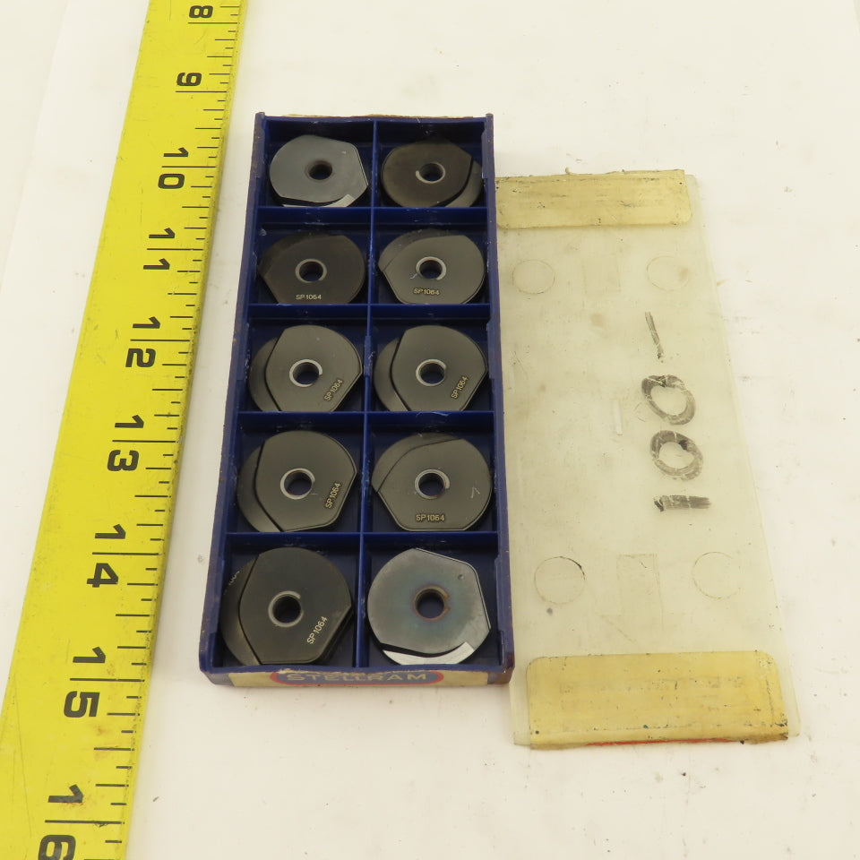 Stellram RG1.00S Carbide Insert SP1064 Lot Of 11