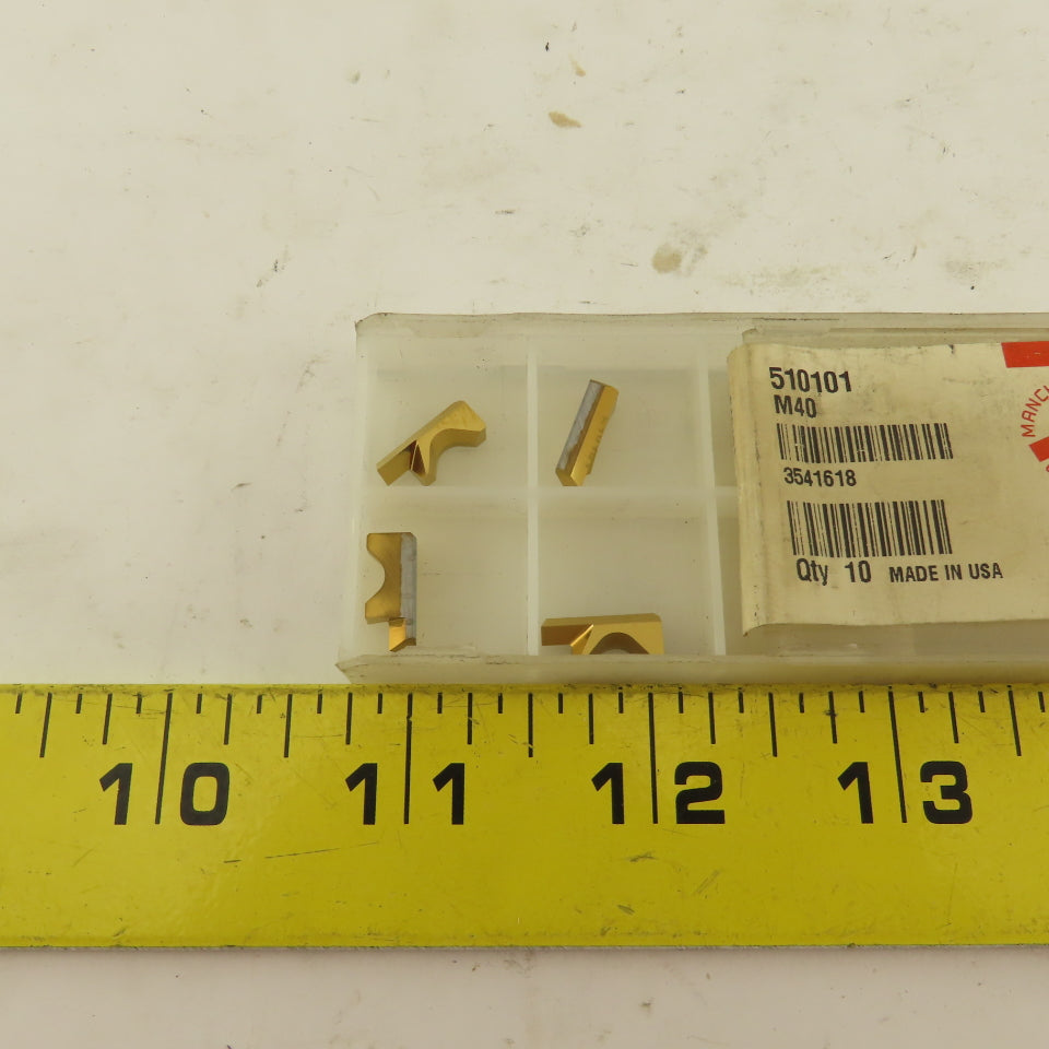 Manchester 510101 Carbide Parting Grooving Insert Lot Of 4