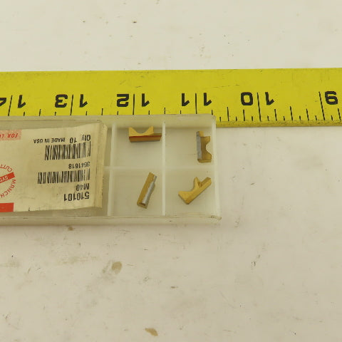 Manchester 510101 Carbide Parting Grooving Insert Lot Of 4
