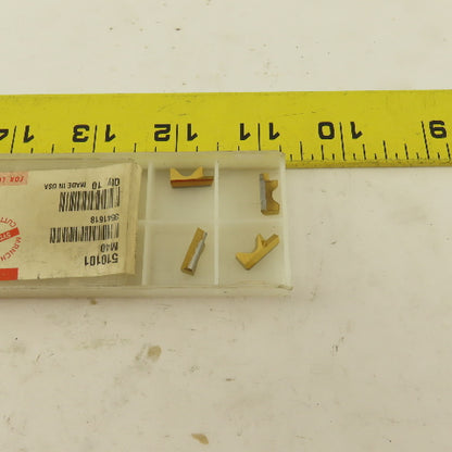 Manchester 510101 Carbide Parting Grooving Insert Lot Of 4