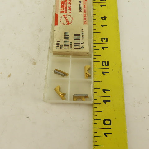 Manchester 510101 Carbide Parting Grooving Insert Lot Of 4