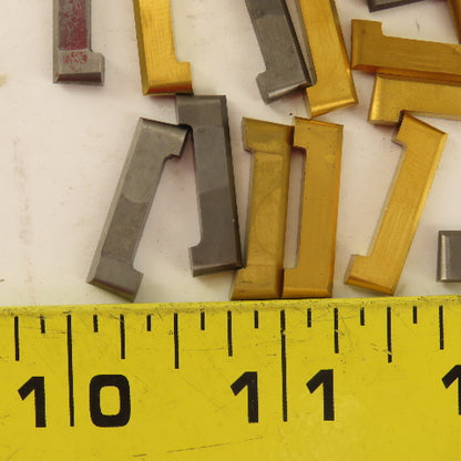 Manchester 508-119 Carbide Indexing Insert Grade C5 TiN & Plain Mixed Lot Of 20