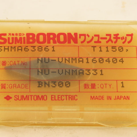 Sumitomo NU-VNMA160404 Sumiboron Indexing Rhombic Insert BN300