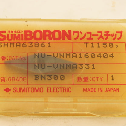 Sumitomo NU-VNMA160404 Sumiboron Indexing Rhombic Insert BN300