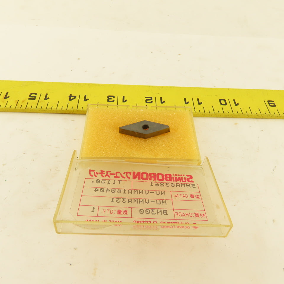 Sumitomo NU-VNMA160404 Sumiboron Indexing Rhombic Insert BN300
