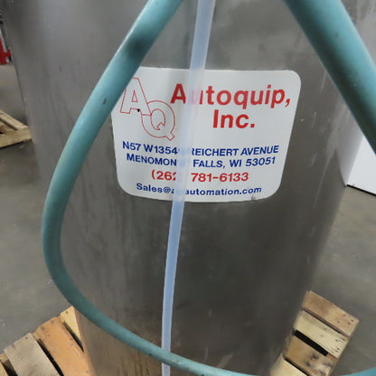 Autoquip Inc. 80 Gallon Stainless Steel Mix Storage Tank W/224-350 Graco Pump