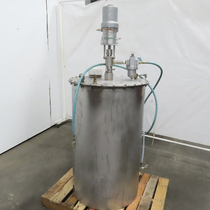 Autoquip Inc. 80 Gallon Stainless Steel Mix Storage Tank W/224-350 Graco Pump