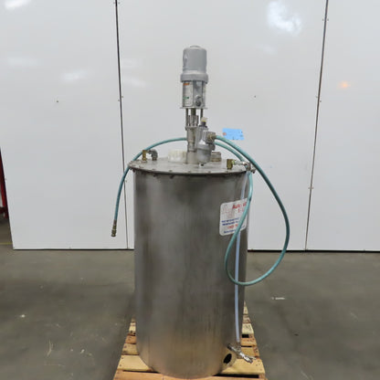 Autoquip Inc. 80 Gallon Stainless Steel Mix Storage Tank W/224-350 Graco Pump